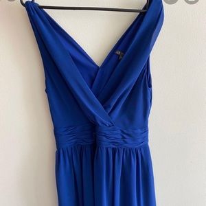 Royal blue chiffon dress- A/X Armani Exchange
